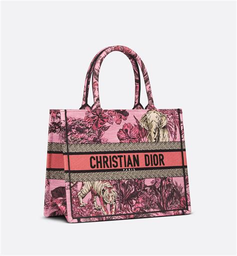 sac christian dior cabas rose